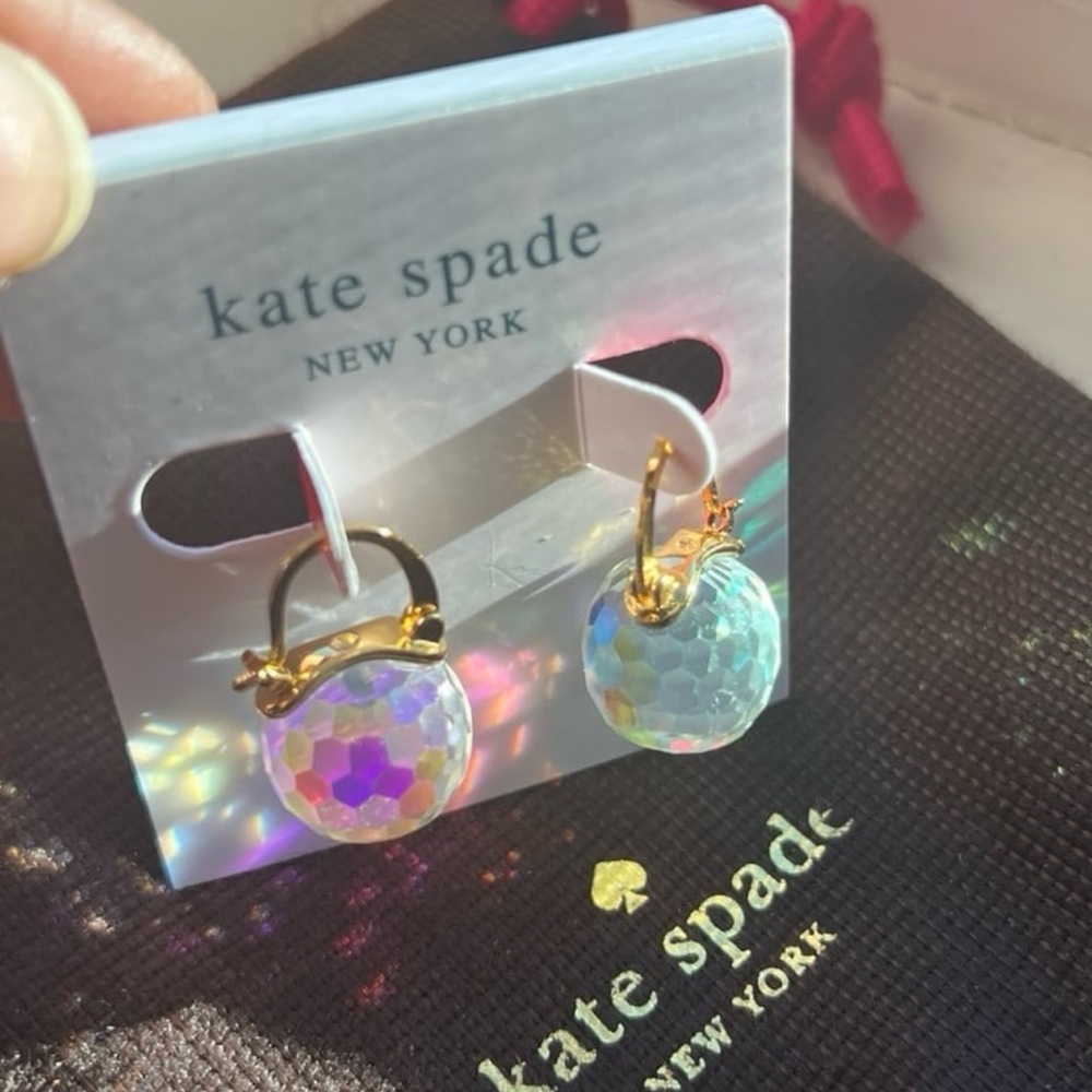 Katespade special edition disco ball earrings - large - Picture 9 of 11